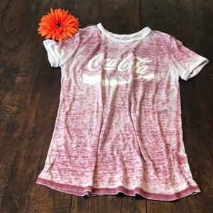 Girls/Youth Coca-Cola shear T-shirt.